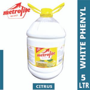 5 LTR Citrus White Phenyle - METROLITE